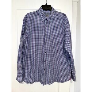 Alara Sport Men’s Xl Long Sleeve Button Up Multicolor Check Shirt